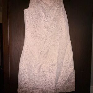 MICHAEL KORS Womens Size 6 Cream Sleeveless  Dress